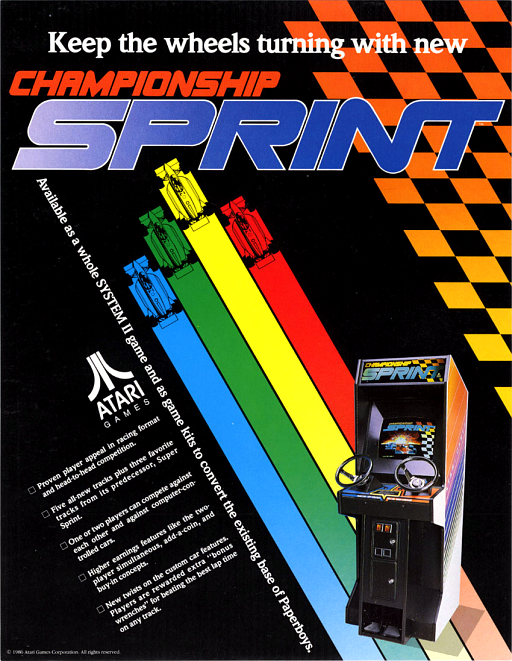 Championship Sprint (rev 3) MAME2003Plus Game Cover